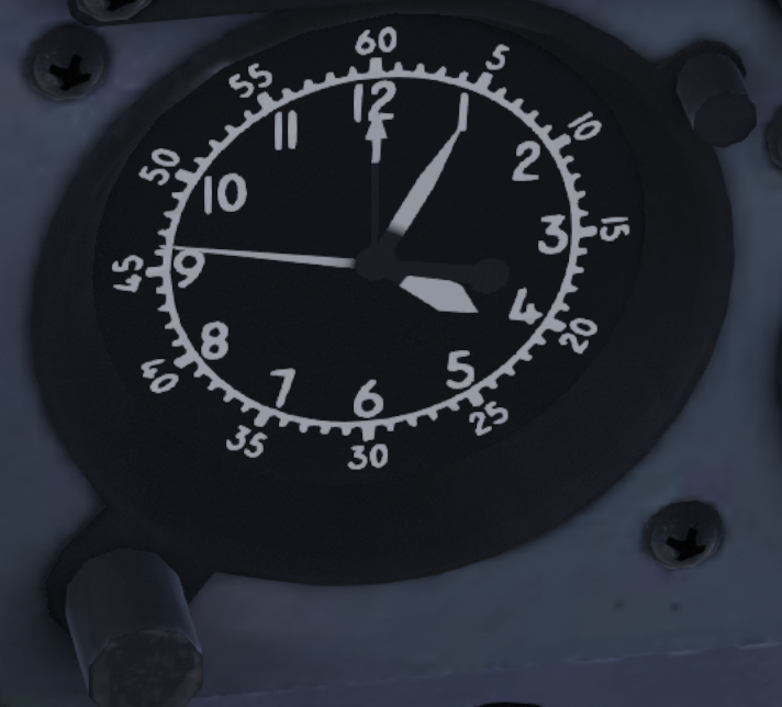 Figure 28. Aircraft clock