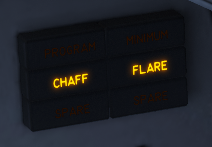 Figure 35. Chaff and flare indicators