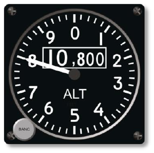 Figure 29. Barometric altimeter