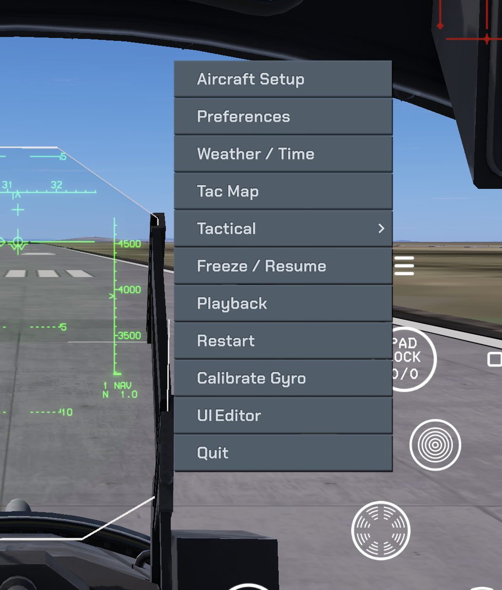 Main Menu