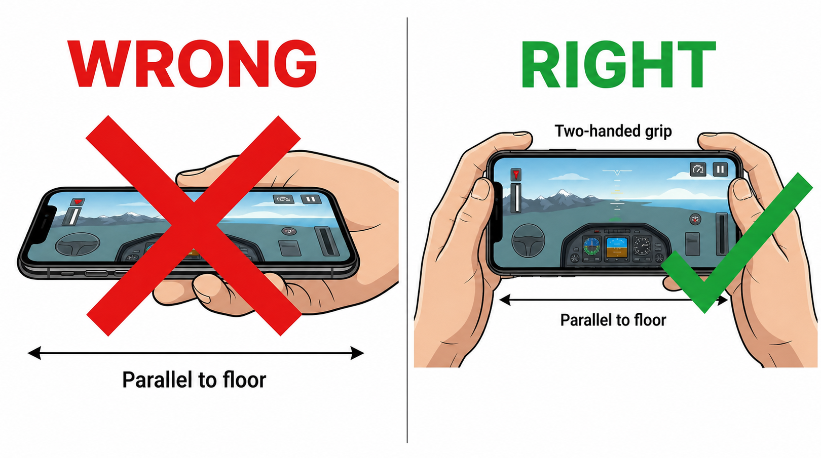 Grip Posture Diagram